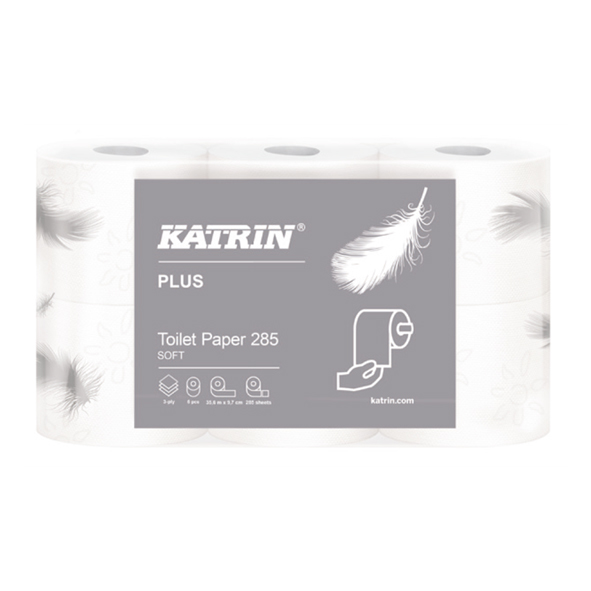 Katrin Plus Toalett 285 Soft 3-Lag 42rl