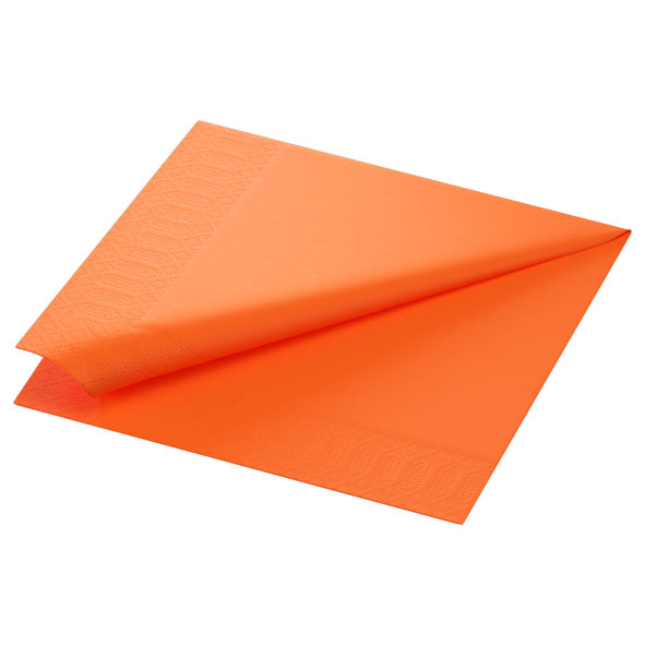Servett 3-lag 40x40cm Sun Orange 1000st